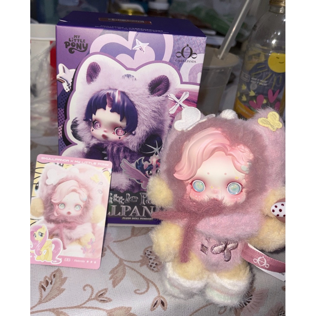 POP MART - SKULLPANDA MY LITTLE PONY (FLUTTERSHY)