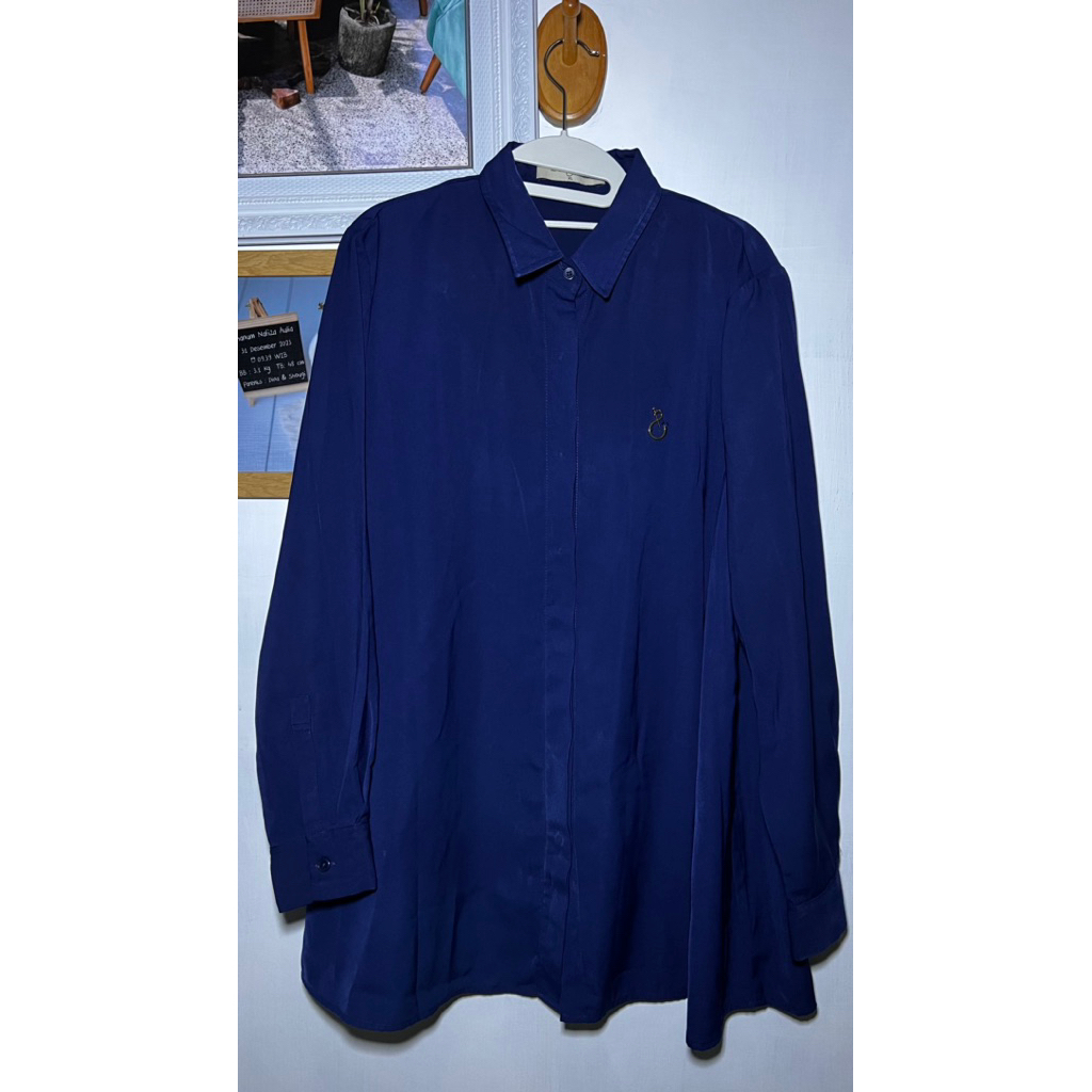JENNA AND KAIA KANYA SHIRT NAVY SIZE L