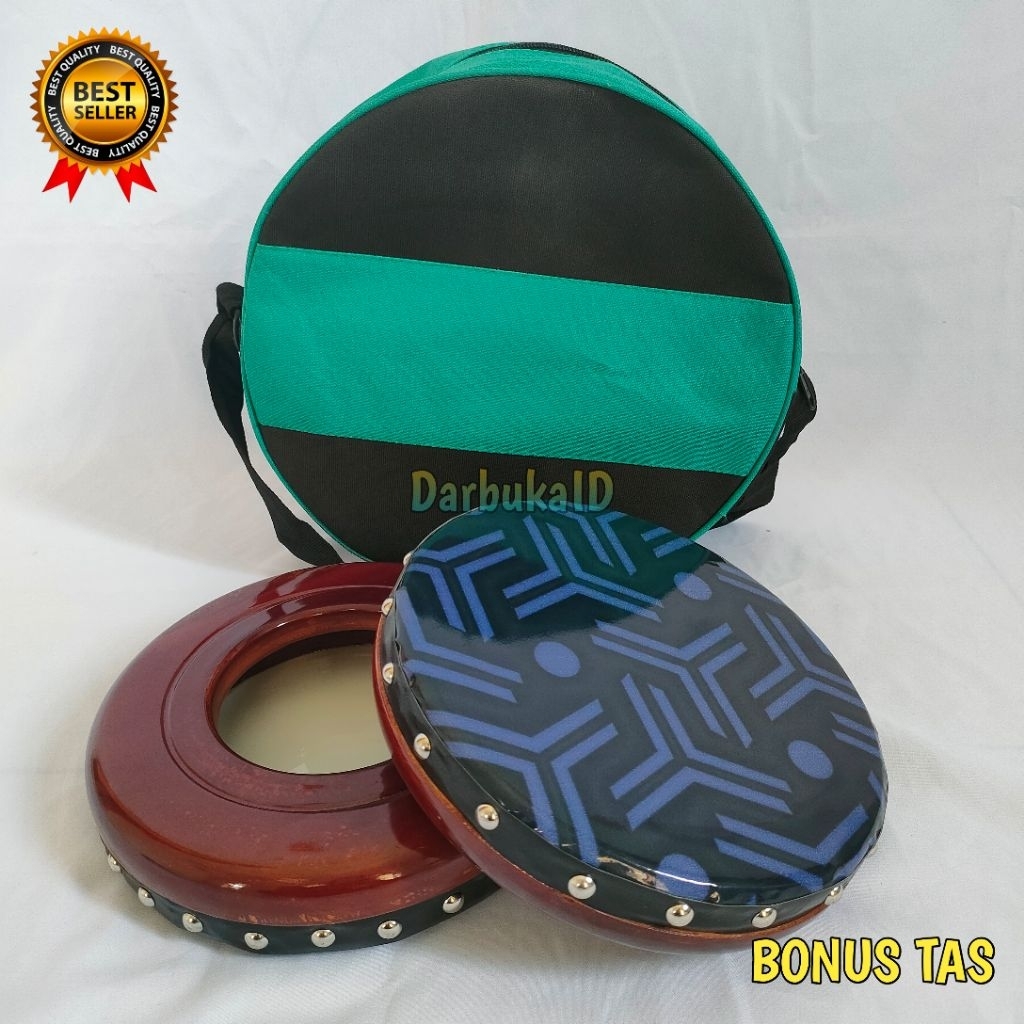 Tam karbon tam donat uvo motif biru bonus tas siap pakai