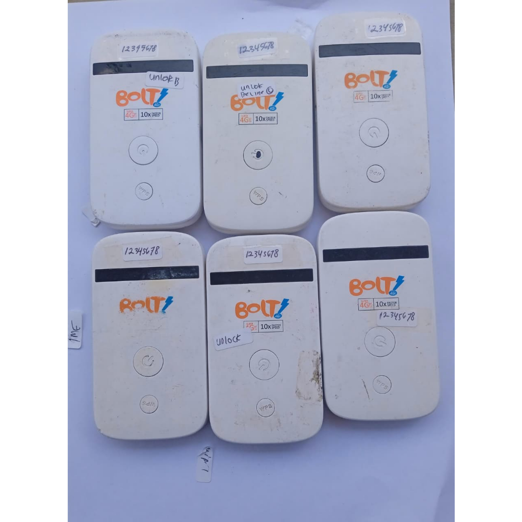 MODEM MIFI BOLT UNLOCK DAN BATERAI BARU NORMAL