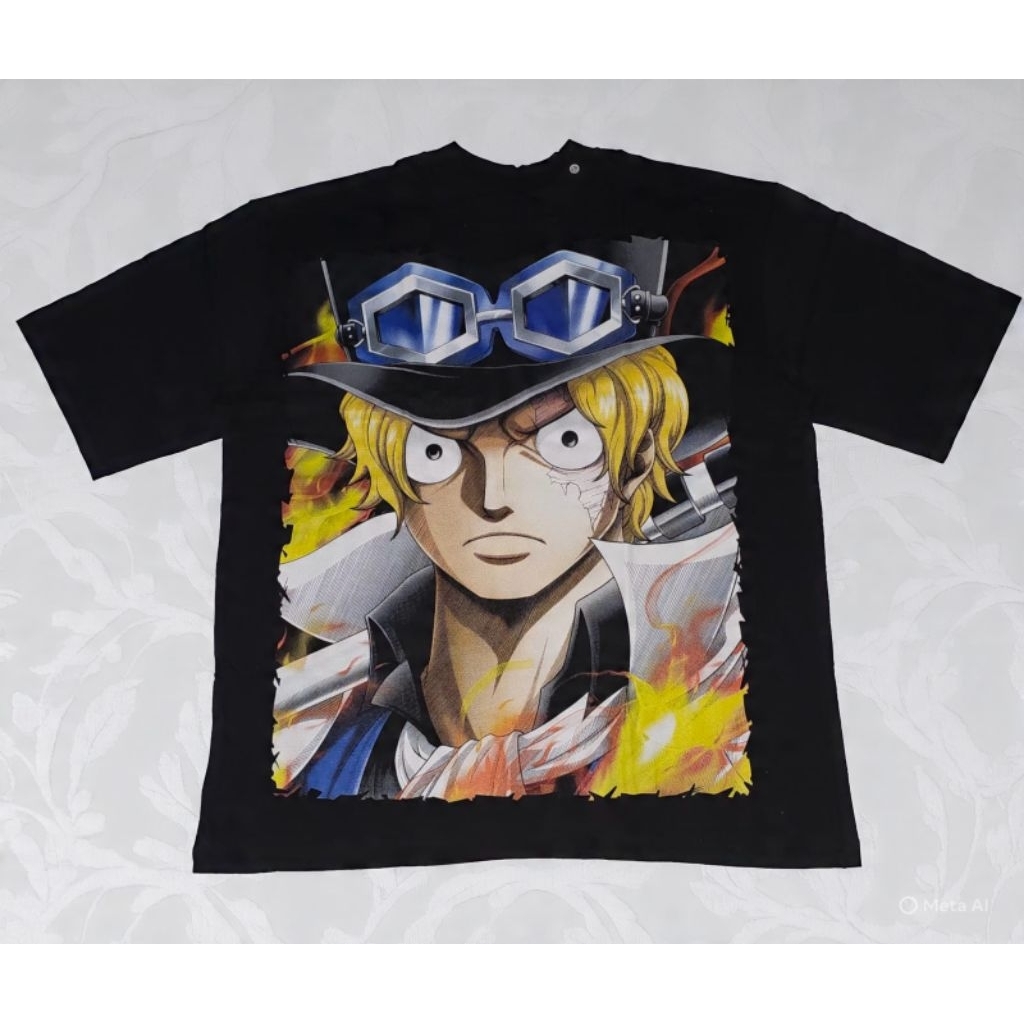 Kaos Bootleg Anime One piece Sabo
