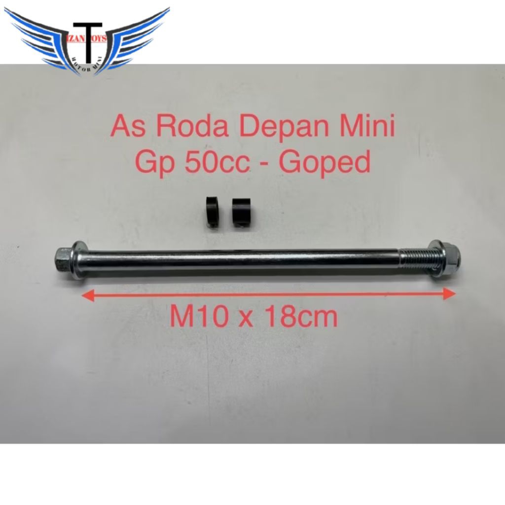 As roda depan Mini Gp/goped 50cc Ring 6,5