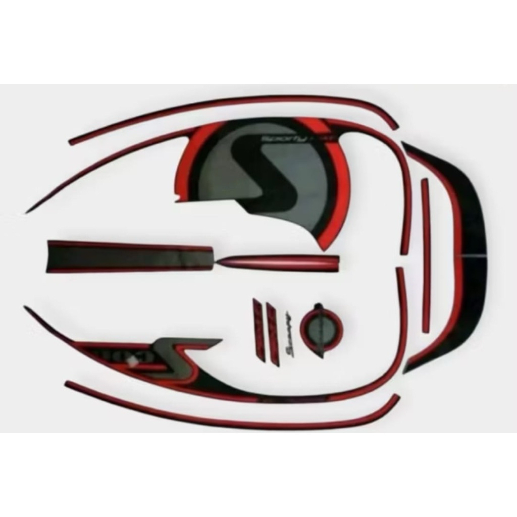 Stiker Striping Body Motor Honda Scoopy Sporty 2013