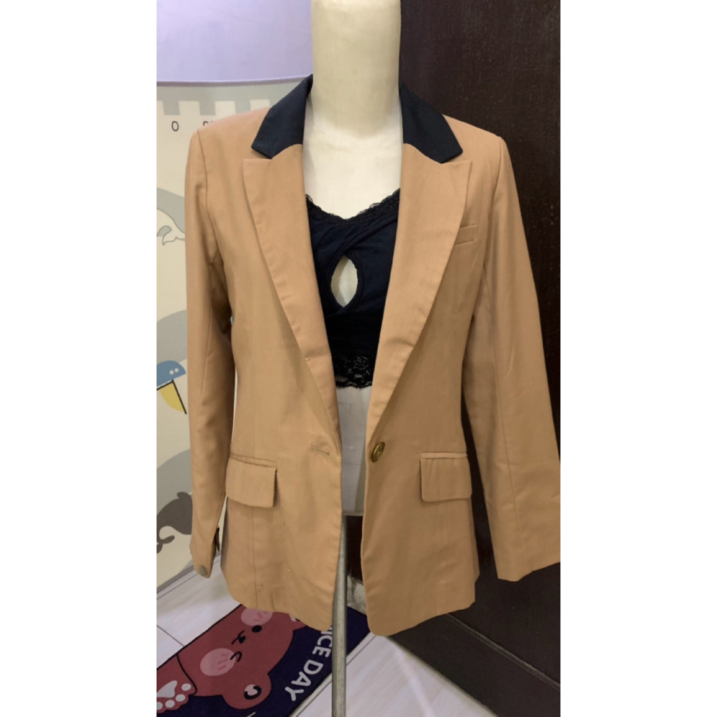 preloved blazer coklat
