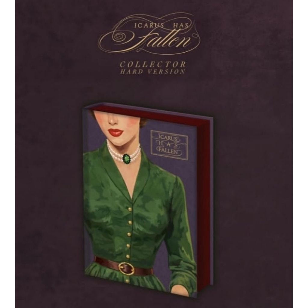 BUKU NOVEL ICARUS HAS FALLEN - SHEACOUNTRY (SAPPHIRE VERSION COLLECTOR LIMITED EDITION) SUPER RARE /