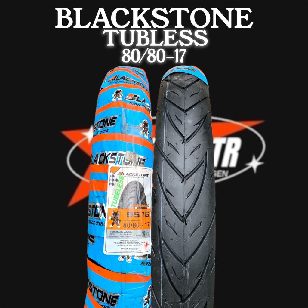 BAN SNI 80/80-17 TUBLES BLACKSTONE