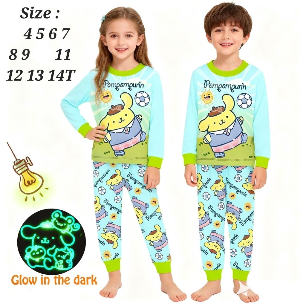 PIYAMA CUDDLE ME POMPOMPURIN GLOW DARK