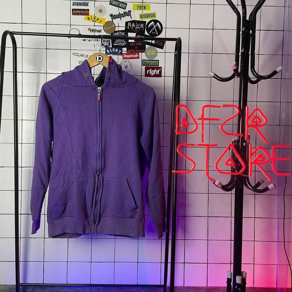 [PRELOVED] HOODIE ZIPPER JACKET UNGU PURPLE (SECOND)