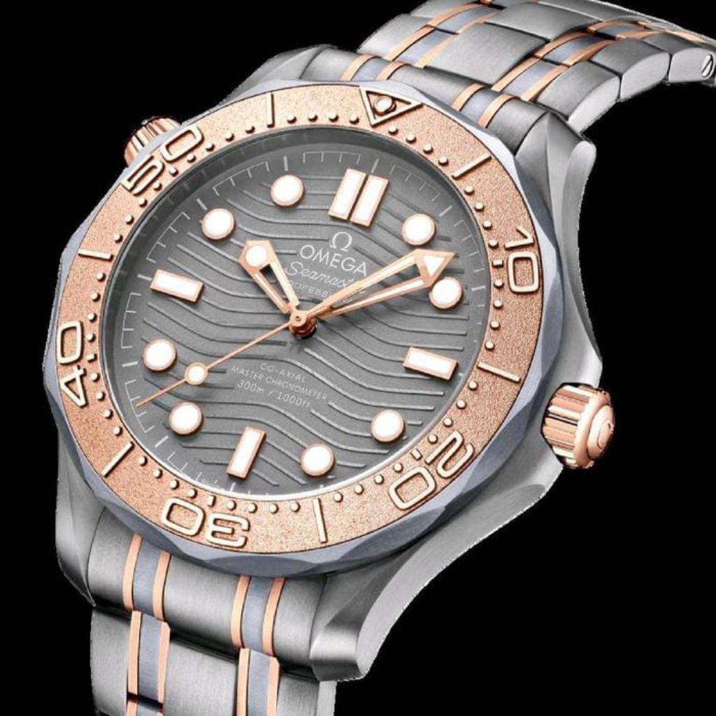 JAM TANGAN AUTOMATIC OMG SWISS SEAMASTER DIVER TITANIUM LIMITED EDITION FULLSET