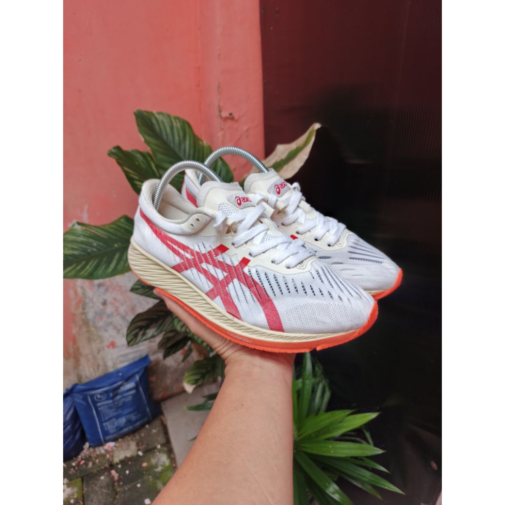 Sepatu Sneakers Running Asics Metaracer Size 40,5 Insole 25,5Cm Preloved Prelove Bekas Second