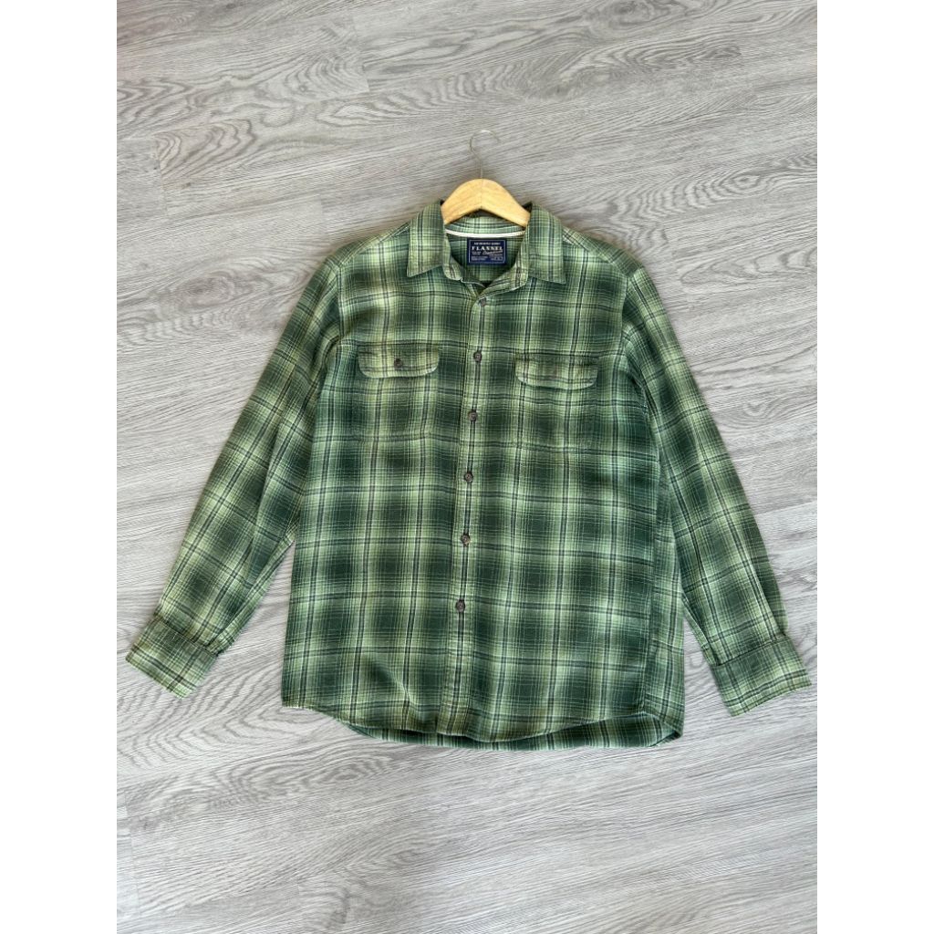 Uniqlo FLANNEL AUTHENTIC Veterano Green