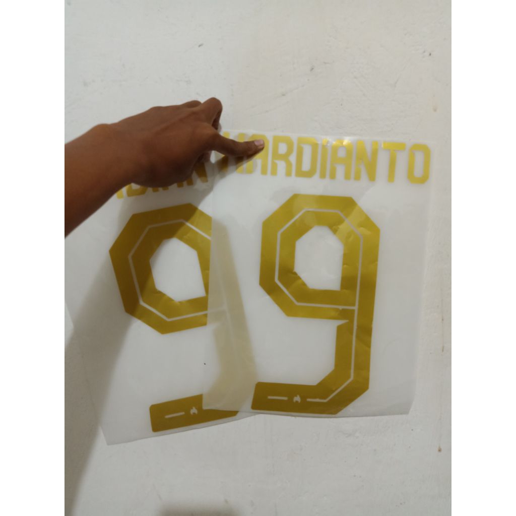Nameset Jersey Persita Tangerang Home Liga 1 2025 2026 Original Authentic