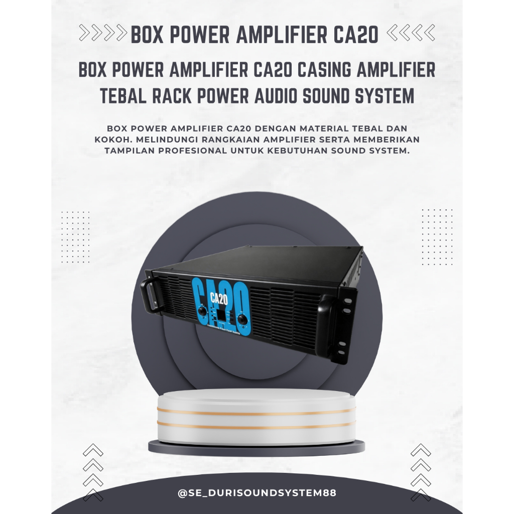 Box Power Amplifier CA20 {Tebal} BAGUS HIGH QUALITY