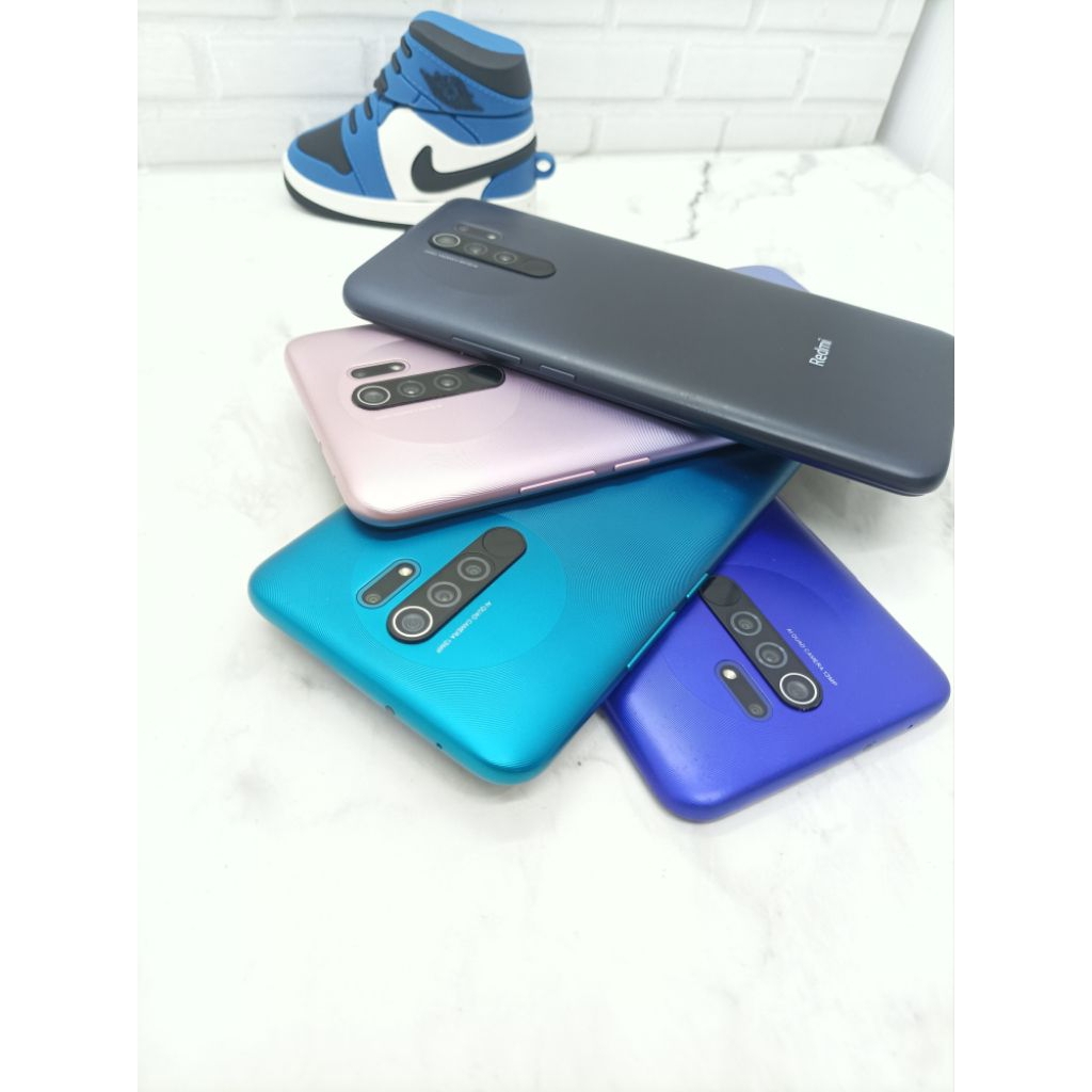 HP Smartphone Redmi 9 ram 6gb internal 128gb Second Original