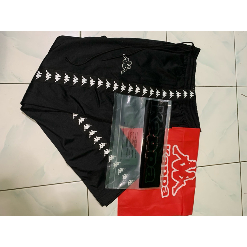 TRACK PANTS KAPPA BLACK