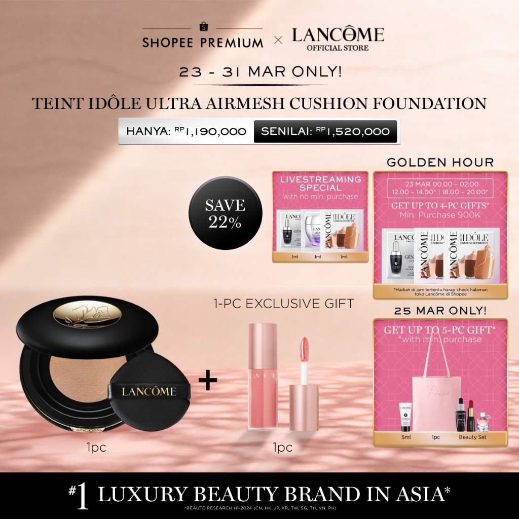 Lancome Teint Idole Ultra Airmesh Cushion Foundation