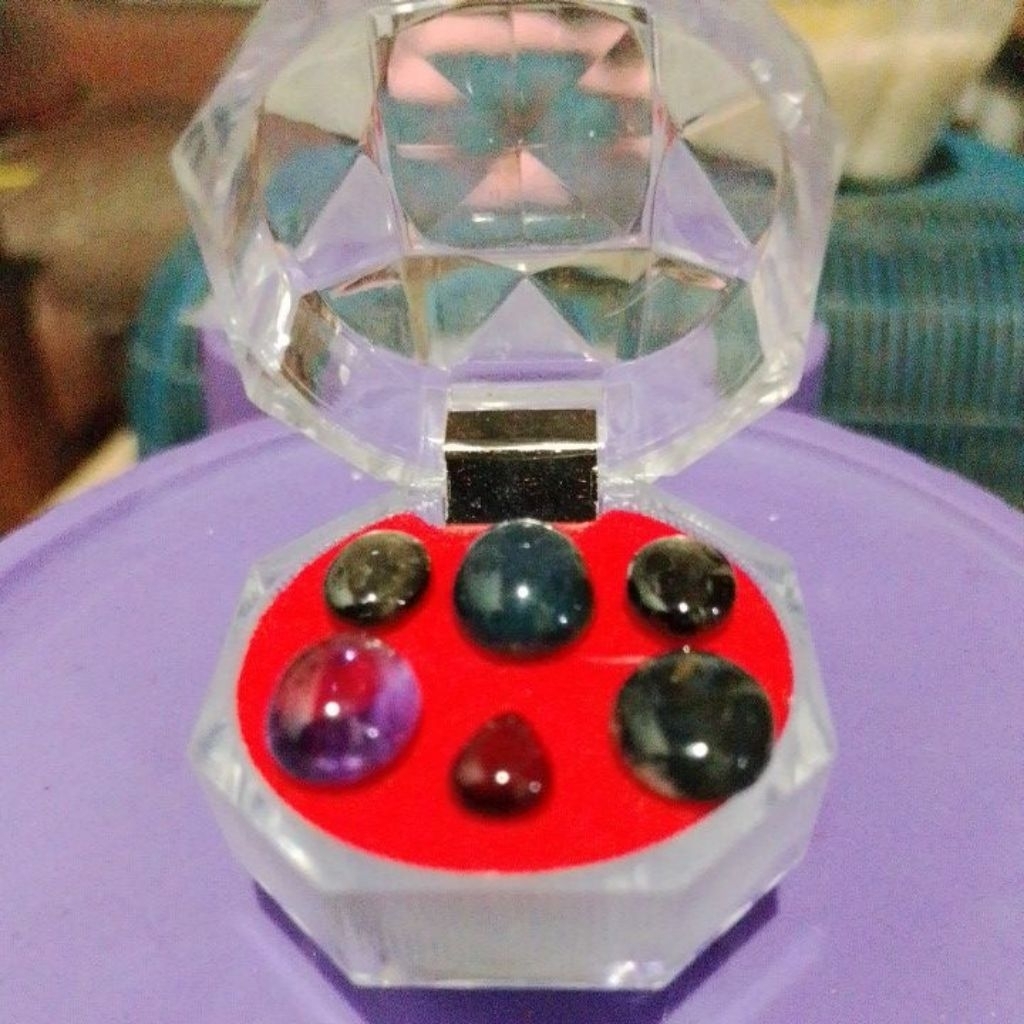 Natural Star safir, ruby star dan black safir star