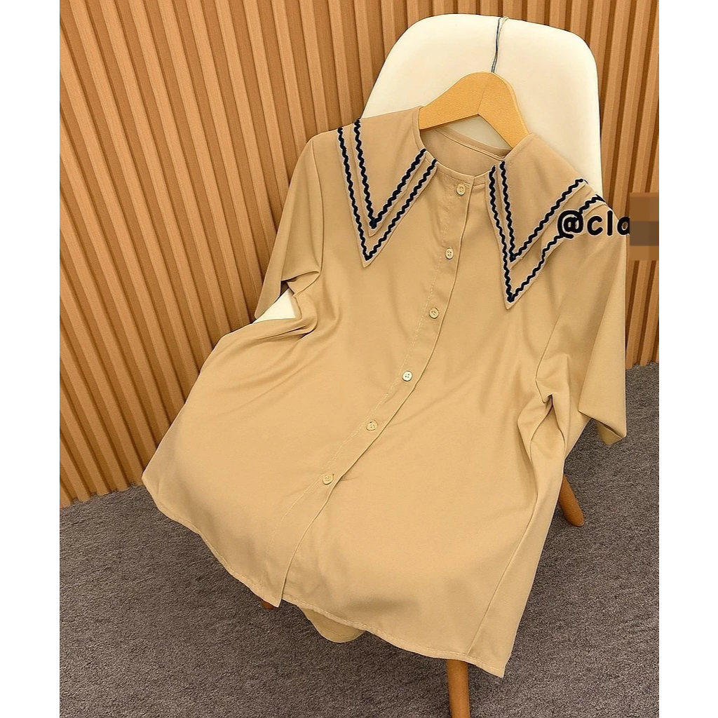 ANB - ZER SYAHRA TOP BLOUSE / BLUS SYAHRA / BLUS POLOS / BLOUSE KEKINIAN / BLOUSE MODEL TERBARU / PI