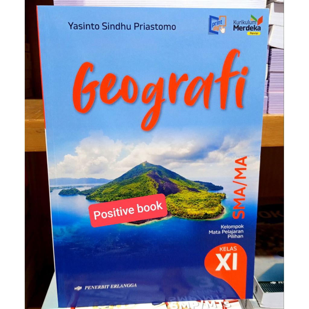 Buku Geografi Kelas 11 SMA Kurikulum Merdeka Revisi Erlangga