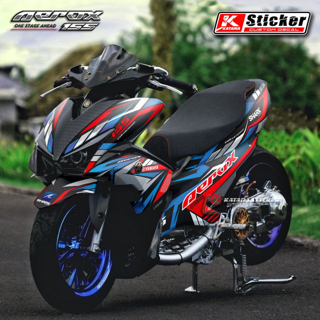 Decal Aerox Old 155 Sticker Decal Full Body 2016 2017 2018 2019 2020 Stiker Decal Aerox Old  Design 