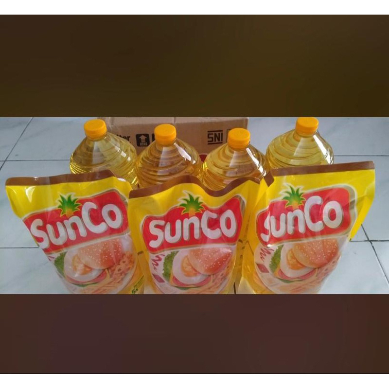 Minyak Goreng Sunco 2 Liter - Berkualitas, Tahan Panas, Rasa Netral