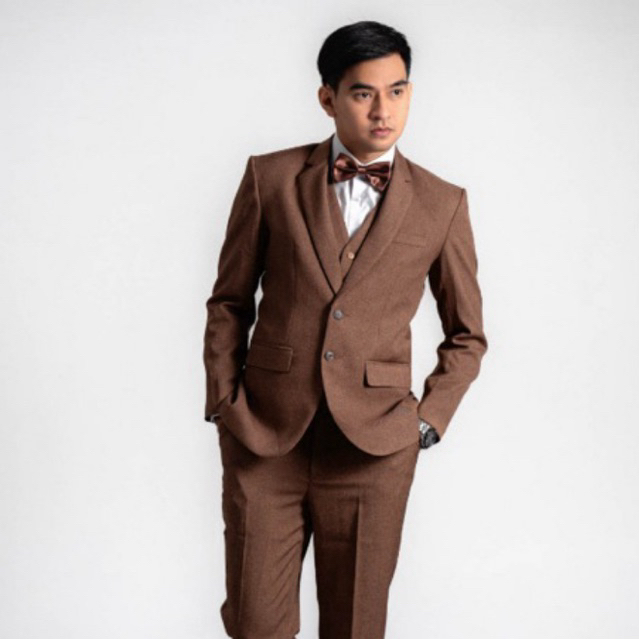 YUNG BANDUNG - Setelan Jas Semi Wool Stretch Doff Jas Pengantin Formal