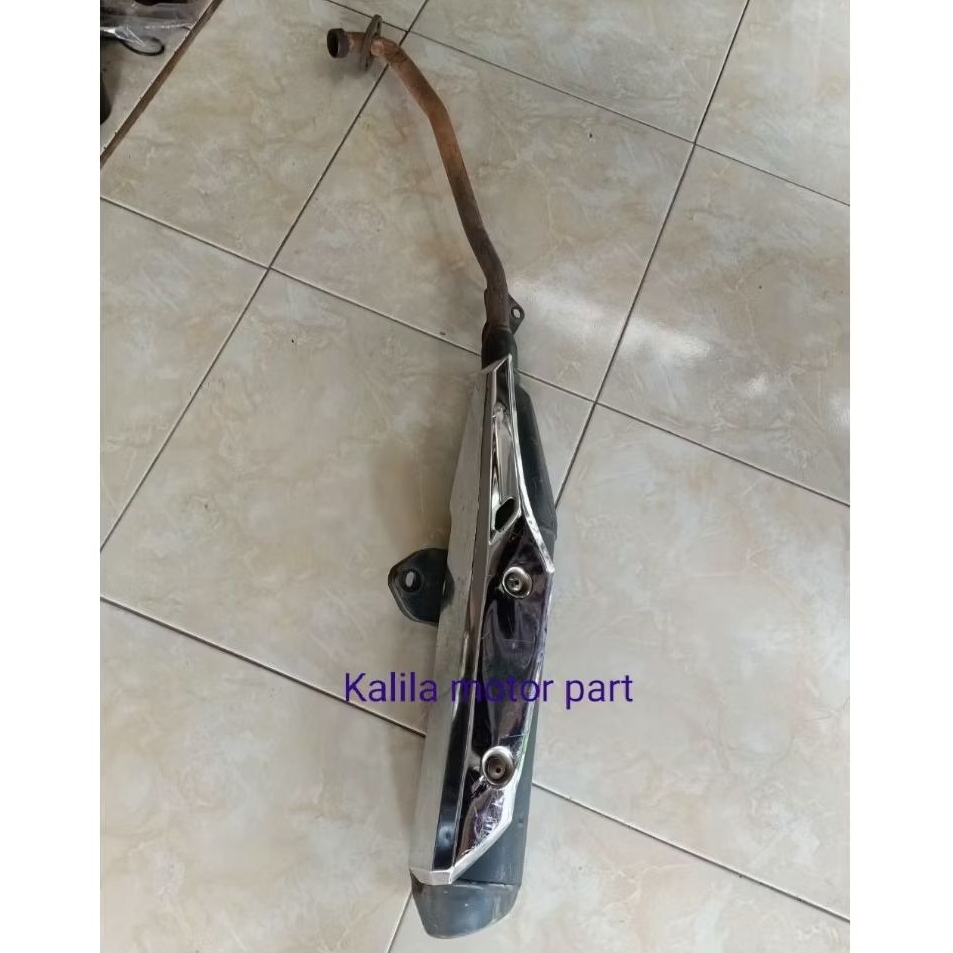 Knalpot standar Supra X 125 FI