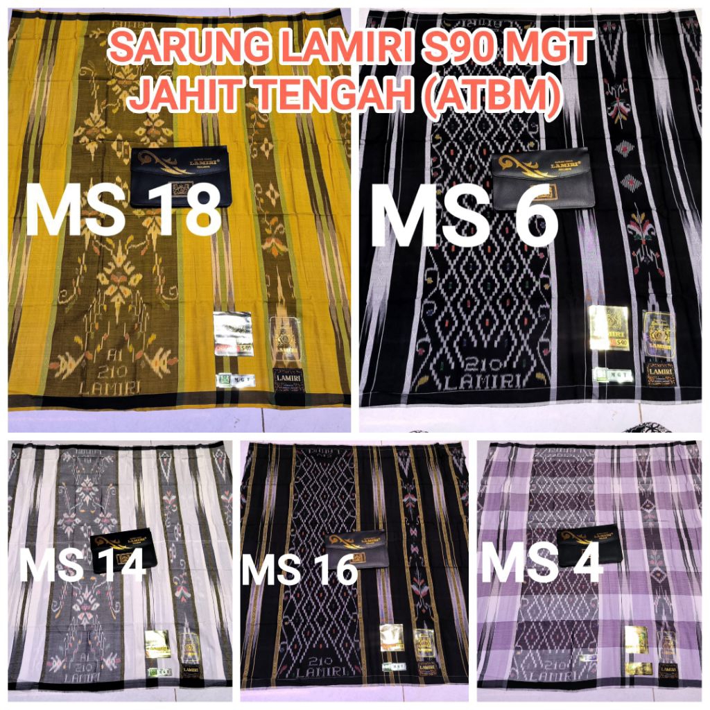 Sarung Lamiri MGT S90 Mesres 210 Jahit Tengah Termurah