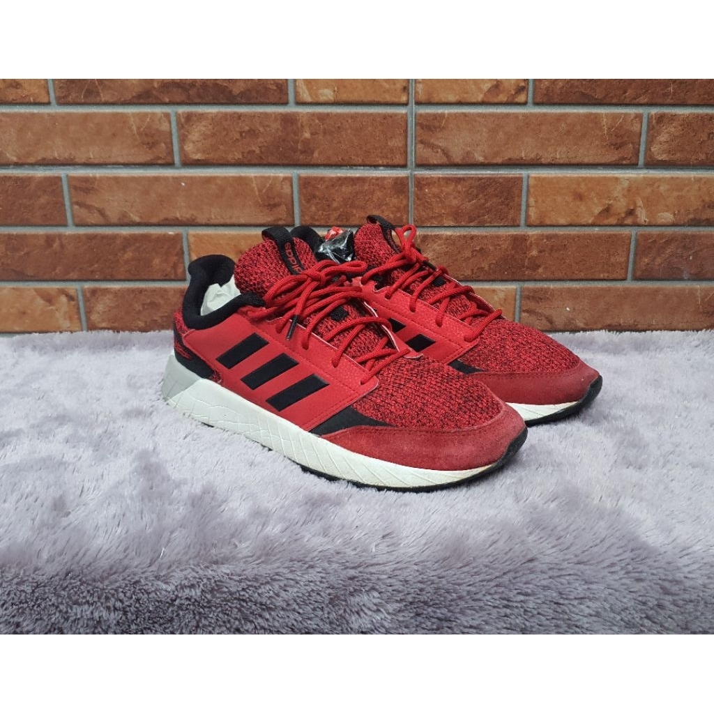 Sepatu Adidas Sport Merah suede Size 42 Second