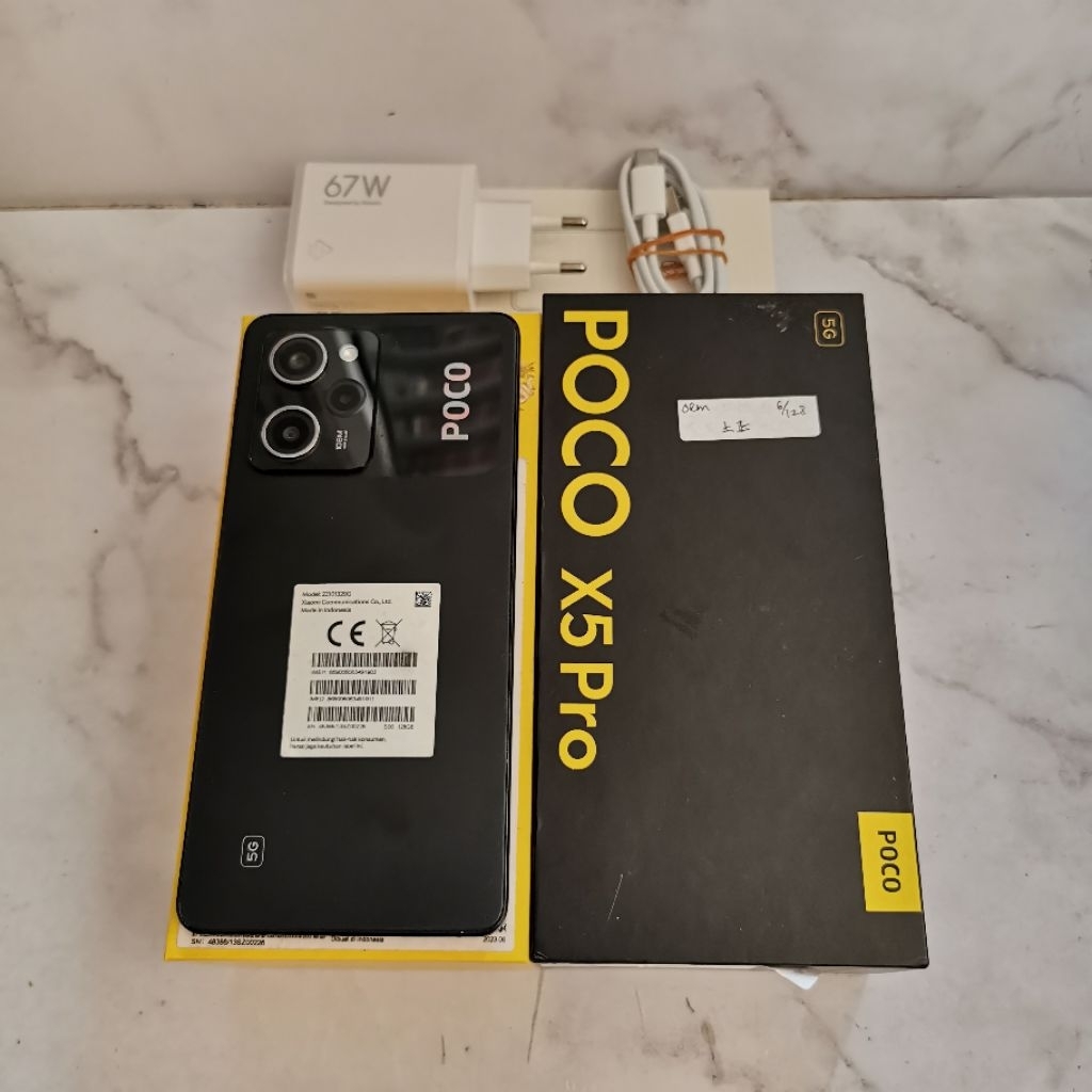 POCO X5 Pro 5G ram 6GB 128GB Bekas - Garansi Resmi - second