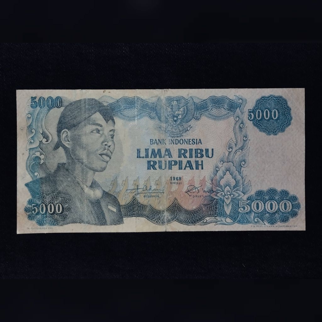 uang kuno Rp. 5000 seri Sudirman