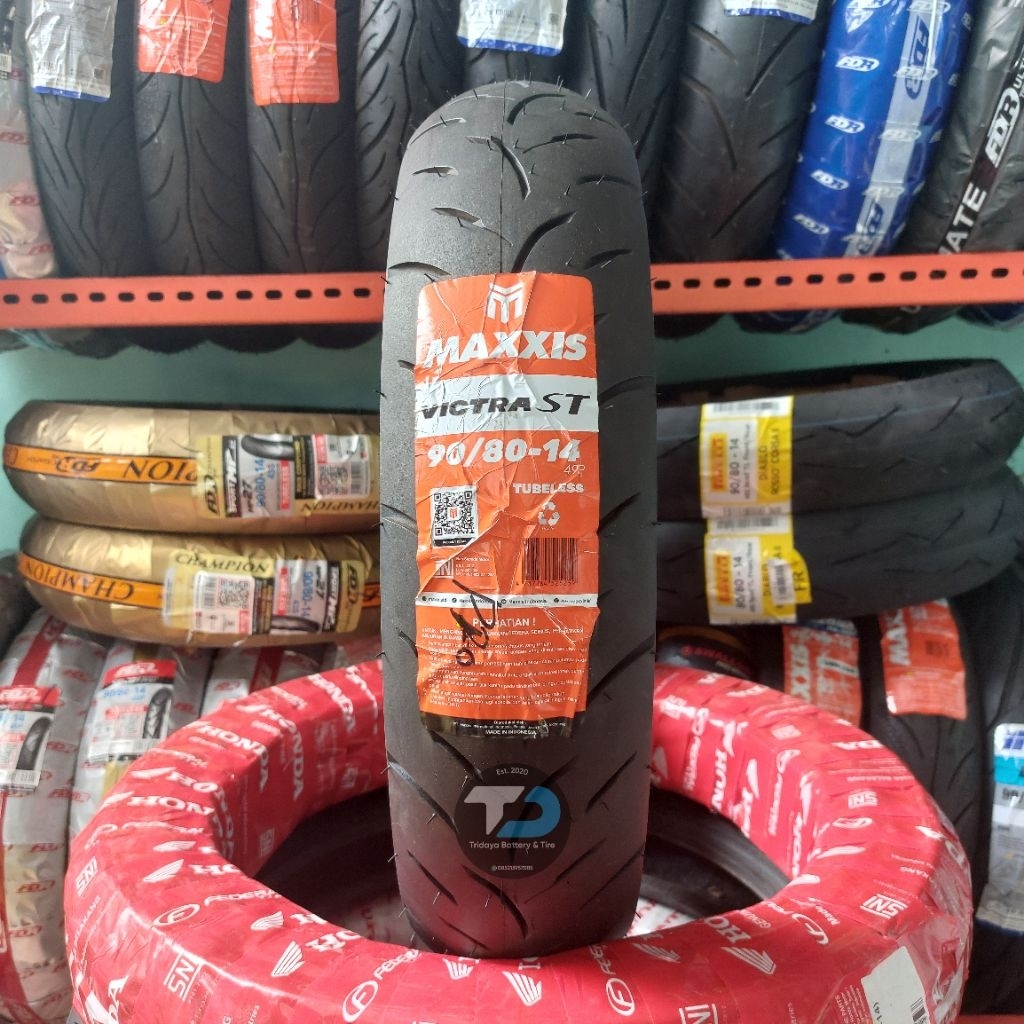 ban matic Maxxis victra 90/80-14 tubeless