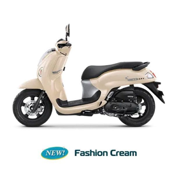 New Scoopy 2026 K2FP - Honda Ori Cover Bodi Tameng Depan Kanan Kiri / Front Right Left - Krem / Crea