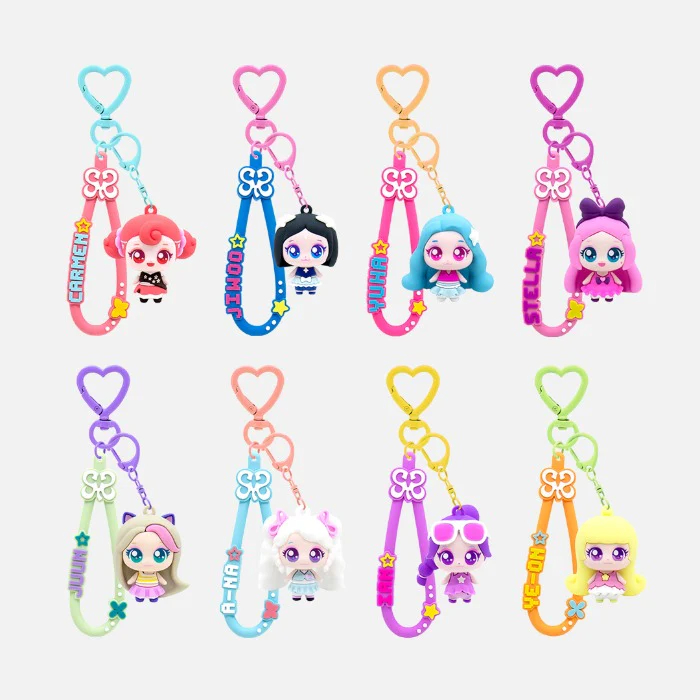 Keychain Hearts2Hearts - [Teenieping X Hearts2Hearts] OFFICIAL MD FIGURE KEY RING