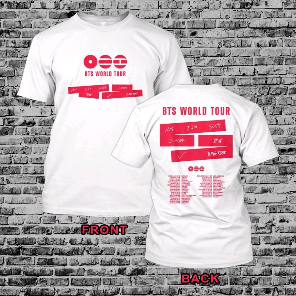 KAOS BTS WORLD TOUR 2026