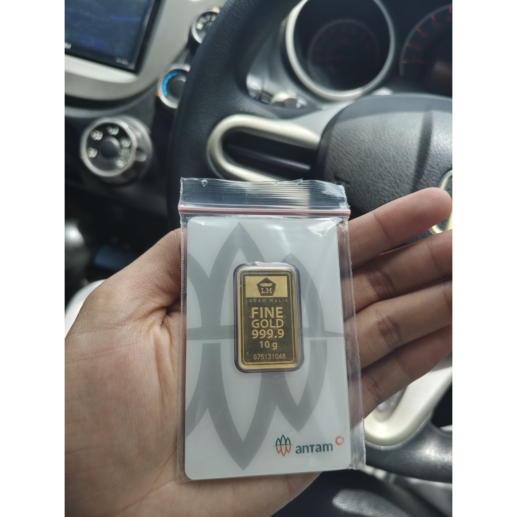 Emas Antam 10gram Certieye Asli milik pribadi