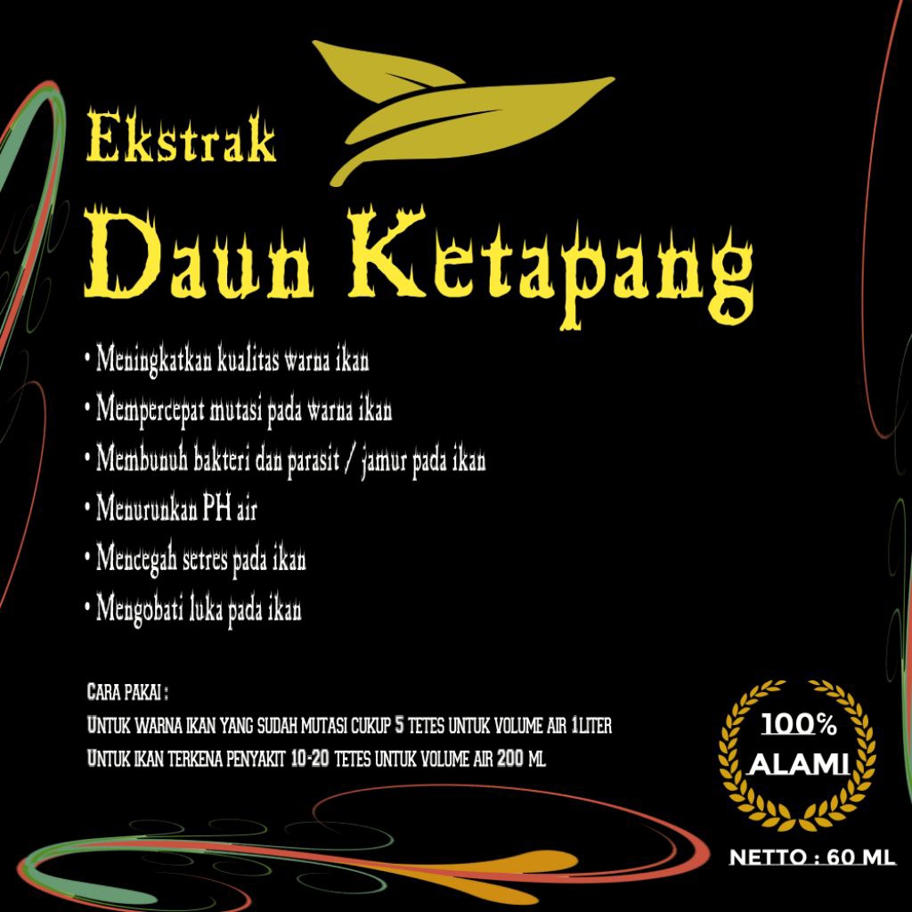ekstrak daun ketapang