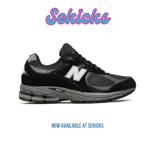 Sekicks. Sepatu 2002R BlackWhiteGrey Black Grey White  - BNIB