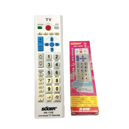 remote tv Universal Merek Suder SM-133e & Eternity CHUNG HE TV 512