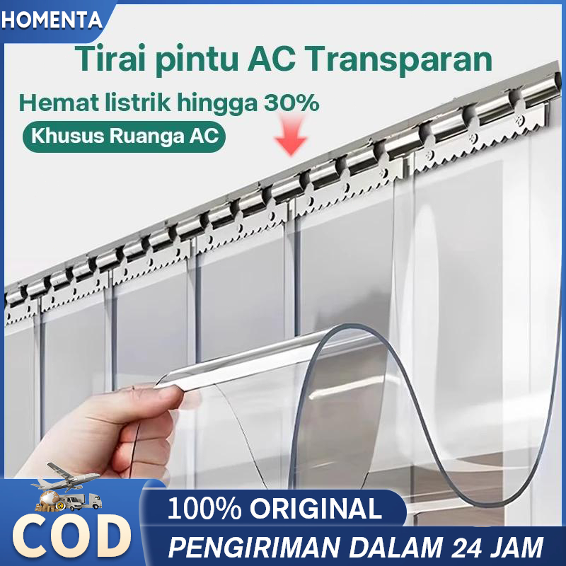 Tirai pintu AC gorden pintu kamar gorden pintu kamar pvcTirai Magnet Elegan bahan plastik PVC anti