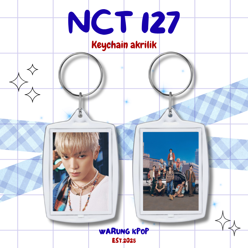 KEYRING KPOP GANCI NCT 127 GANTUNGAN KUNCI ACRYLIC KEYCHAIN UNOFFICIAL MERCH JOHNNY TAEYONG YUTA DOY