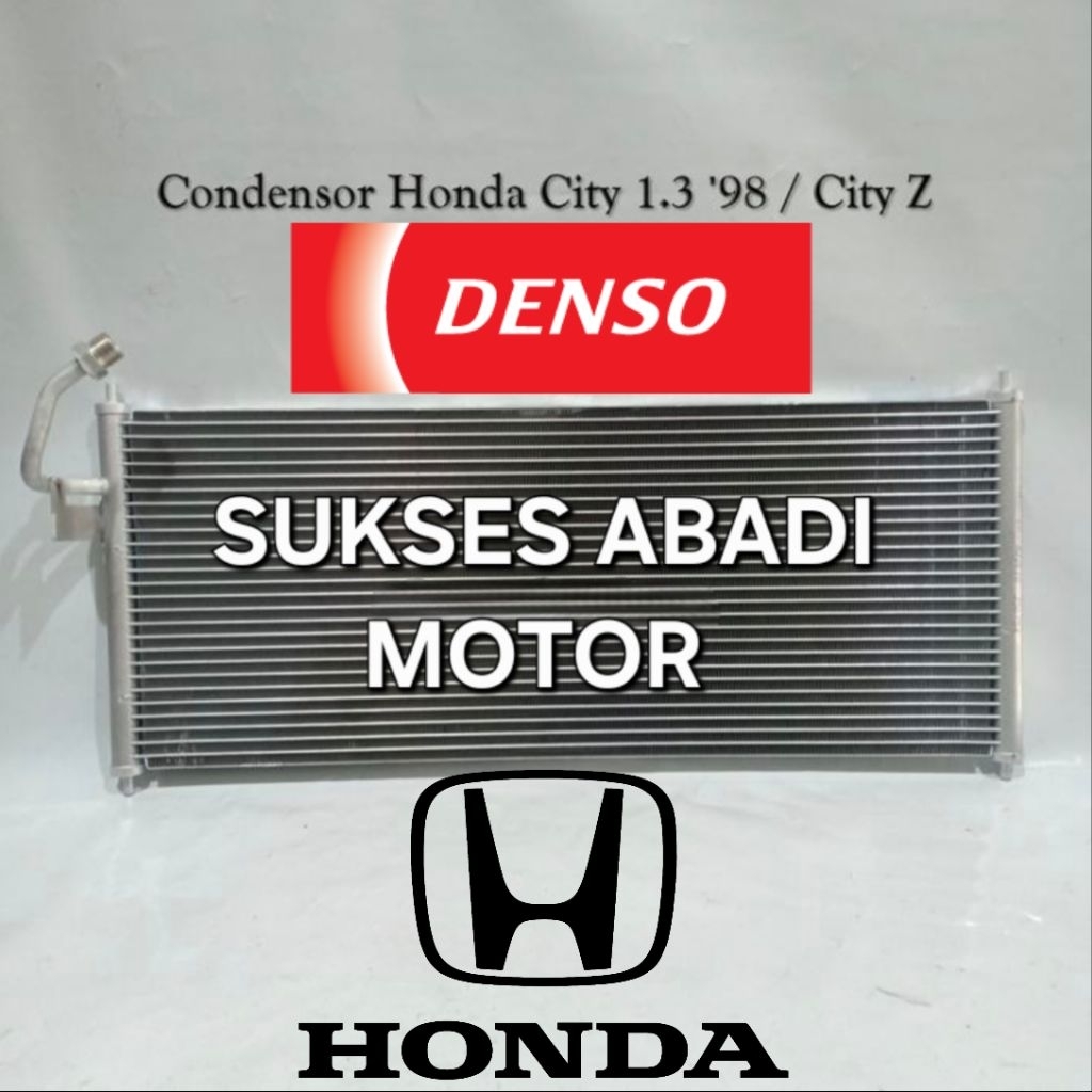 CONDENSOR AC KONDENSOR RADIATOR AC HONDA CITY Z EXI 1996-2002 ORIGINAL DENSO JAPAN