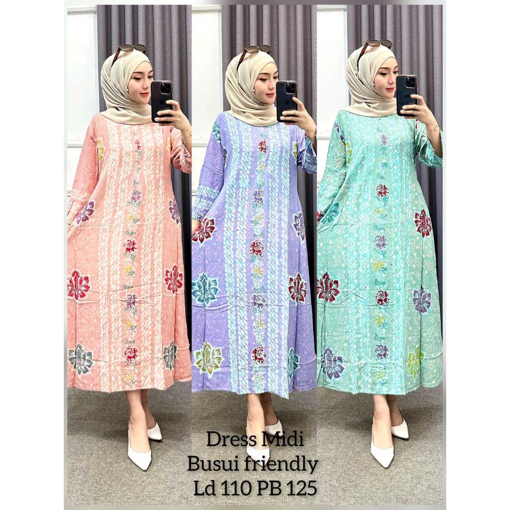 Daster lengan 3/4 daster lengan panjang  Daster Pekalongan daster batik daster kekinian daster terba