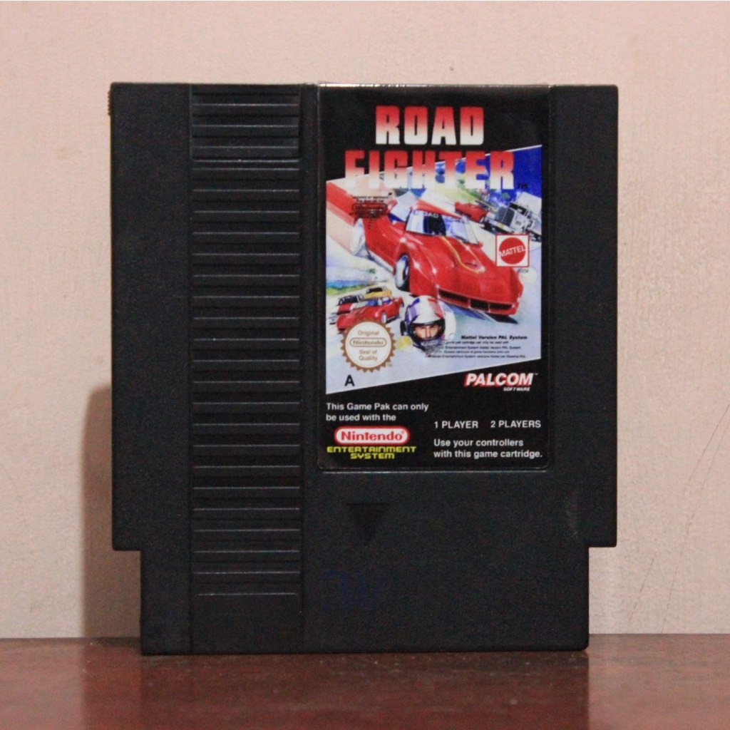 Kaset Nintendo NES 72 Pin 8 Bit Road Fighter Tested Normal Game Jadul Nostalgia 90an
