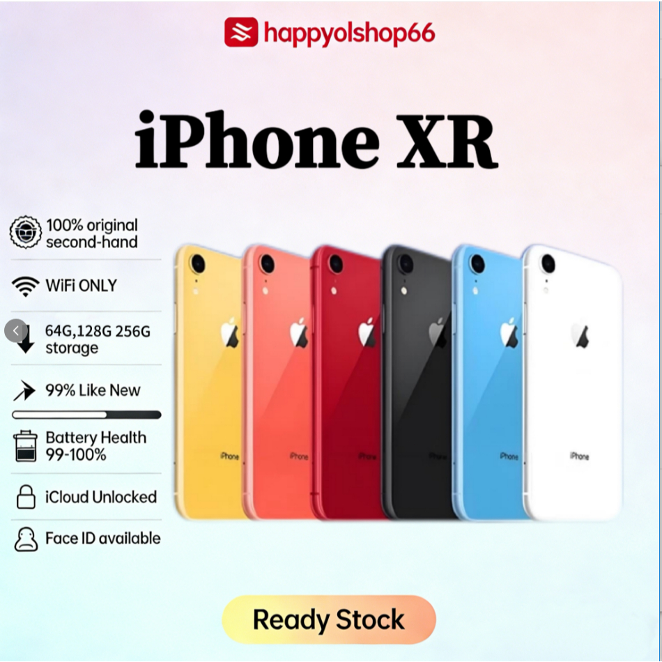 IPhone XR WIFI ONLY 64GB 128GB 256GB Bekas Second Original Mulus Fullset