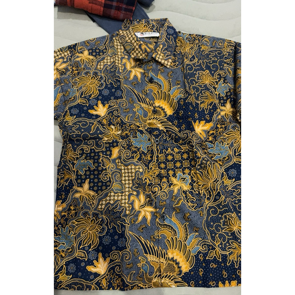 (preloved) batik keris kemeja anak