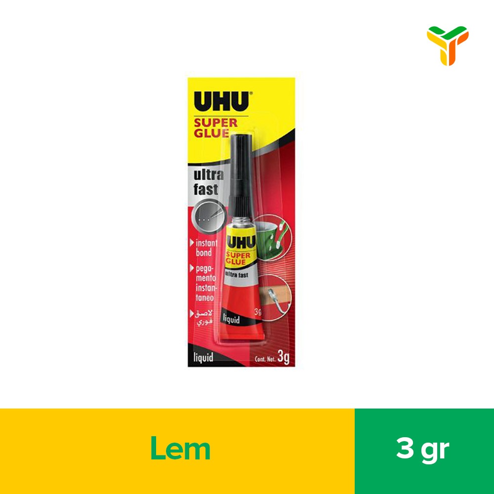 Uhu Super Glue Jumbo Card 424003