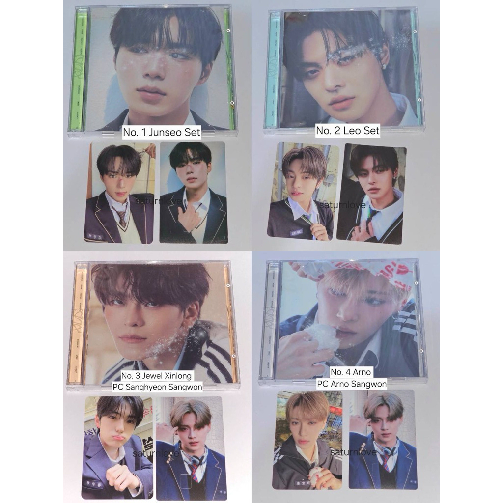 [OFFICIAL] ALD1 Album Jewel Unsealed Cover PC Sticker Leo Junseo Xinlong Arno Jiahao Sanghyeon Sangw