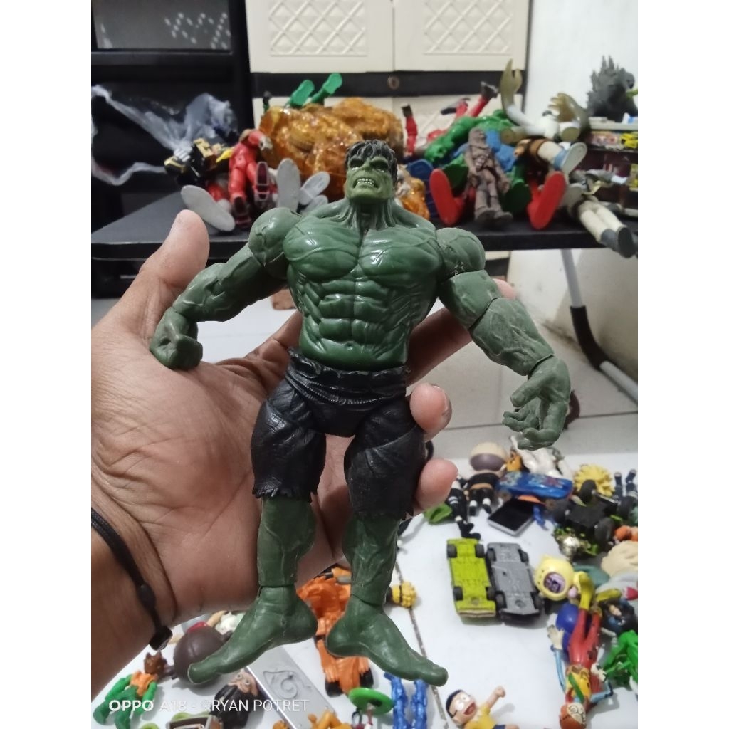 ACTION FIGUR HULK ORIGINAL HASBRO ( PRELOVE/BEKAS).