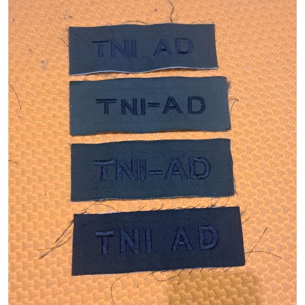 Bordir atribut PDL malvinas TNI AD tanpa perkeras